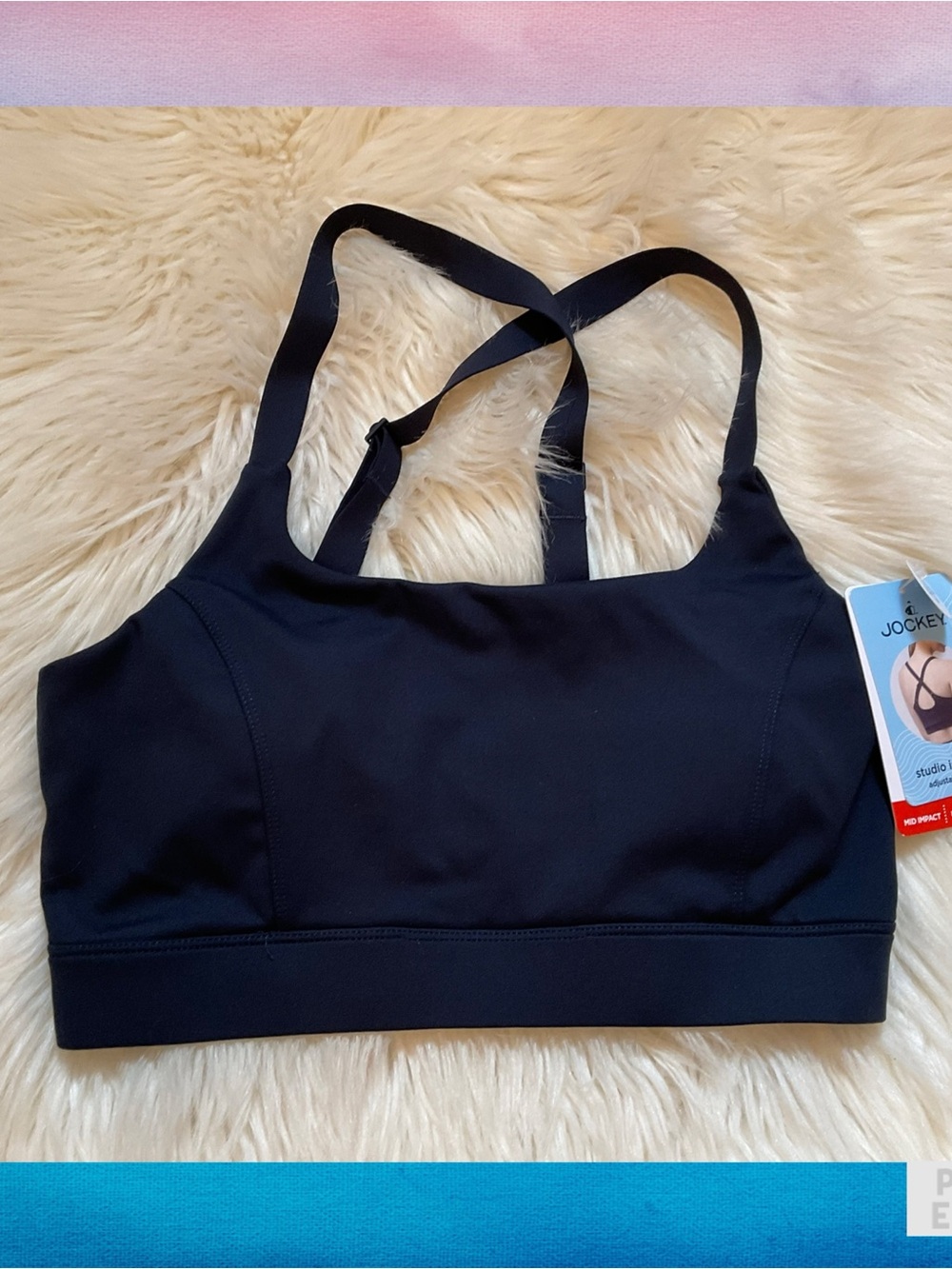 Jockey Court Sport Bra - NWT - Size Small - Neo Navy